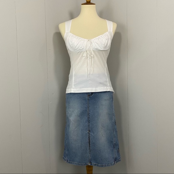 Vintage 90’s Y2K Bubblegum USA Denim Pencil Skirt - Picture 11 of 13